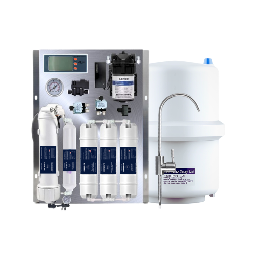 Sistema Residencial en Acero Inox T304 por Ósmosis Inversa Computarizado de 15 Litros/hora - rainpure