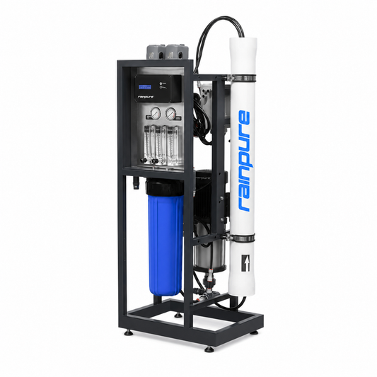 Sistema de Ósmosis Inversa RO2400 en Acero Inoxidable de 375 Litros por Hora - rainpure