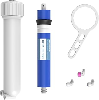 Filtro de membrana RO de 100 GPD con carcasa, membrana de ósmosis inversa