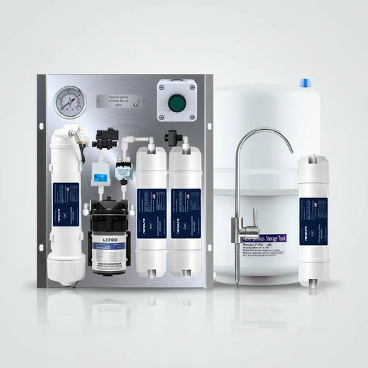 Sistema Residencial en Acero Inox T304 por Ósmosis Inversa de 15 Litros/hora - rainpure