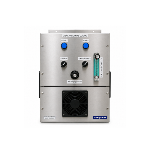 Generador de Ozono de 3 Gramos en Acero Inox - rainpure