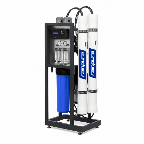 Sistema de Ósmosis Inversa RO4800 en Acero Inoxidable Gris de 750 Litros por Hora - rainpure